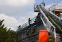 Dachstuhlbrand Koeln Poll Geislarerstr P618